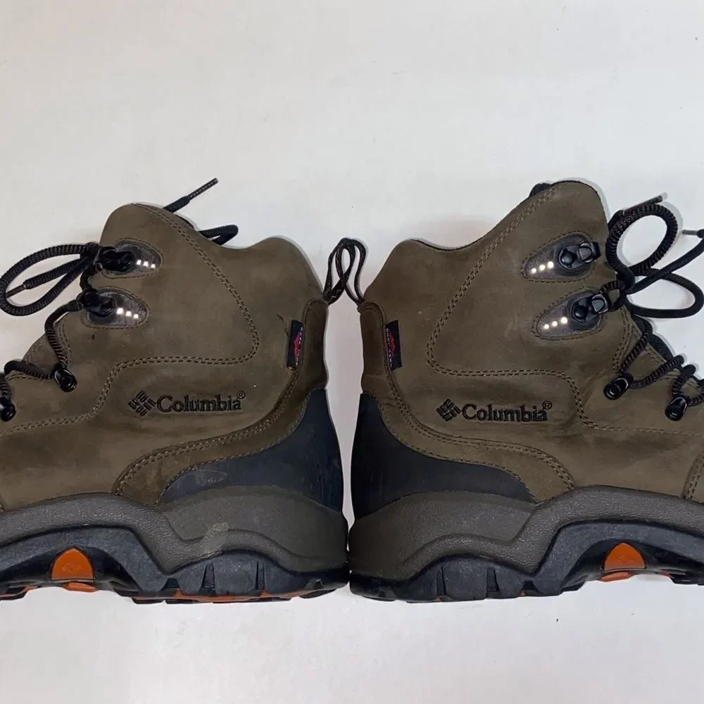 Columbia Men's Green and Black Outdoor Boots Gray Green Black Size 14.0 USA